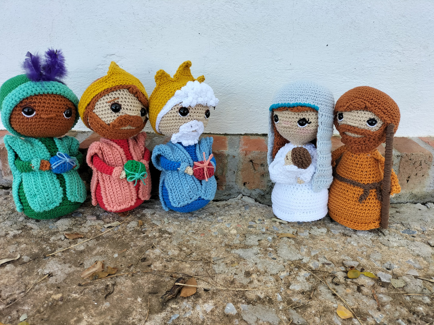 Reyes Magos amigurumis